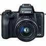 Цифровой фотоаппарат Canon EOS M50 + 15-45 IS STM + 22 STM Double Kit Black (2680C055) - 3