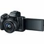 Цифровой фотоаппарат Canon EOS M50 + 15-45 IS STM + 22 STM Double Kit Black (2680C055) - 8