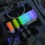 Модуль памяти для компьютера DDR4 16GB (2x8GB) 3600 MHz Toughram White RGB ThermalTake (R022D408GX2-3600C18A) - 1