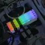 Модуль памяти для компьютера DDR4 16GB (2x8GB) 3600 MHz Toughram White RGB ThermalTake (R022D408GX2-3600C18A) - 1