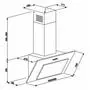 Вытяжка кухонная Eleyus VERTICAL 1000 50 WH - 3