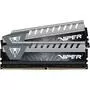 Модуль памяти для компьютера DDR4 32GB (2x16GB) 2666 MHz Viper Elite Black/Gray Patriot (PVE432G266C6KGY) - 1