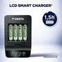 Зарядное устройство для аккумуляторов Varta LCD Smart Plus CHARGER +4*AA 2100 mAh (57684101441) - 4