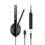 Наушники Sennheiser SC 165 USB-C / 3.5mm (508356) - 1