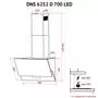 Вытяжка кухонная Perfelli DNS 6252 D 700 SG LED - 3