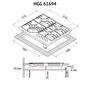 Варочная поверхность Perfelli HGG 61694 BL - 9