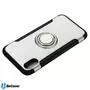 Чехол для моб. телефона BeCover Magnetic Ring Stand Apple iPhone X/XS Silver (701785) (701785) - 3