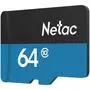 Карта памяти Netac 64GB microSD class 10 UHS-I U1 (NT02P500STN-064G-R) - 2