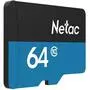 Карта памяти Netac 64GB microSD class 10 UHS-I U1 (NT02P500STN-064G-S) - 1