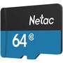 Карта памяти Netac 64GB microSD class 10 UHS-I U1 (NT02P500STN-064G-S) - 2