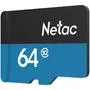 Карта памяти Netac 64GB microSD class 10 UHS-I U1 (NT02P500STN-064G-S) - 2