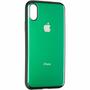 Чехол для моб. телефона Gelius Metal Glass Case for iPhone X/XS Green (00000077021) - 1