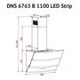 Вытяжка кухонная Perfelli DNS 6763 B 1100 IV LED Strip - 7