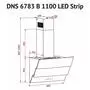 Вытяжка кухонная Perfelli DNS 6783 B 1100 BL LED Strip - 5