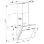 Вытяжка кухонная Pyramida NR-MG 60 (1000) M BL - 7