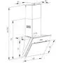 Вытяжка кухонная Pyramida NR-MG 60 (1000) M BL - 7