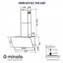 Вытяжка кухонная Minola HDN 63102 BL 750 LED - 3