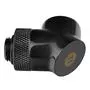 Фитинг для СВО ThermalTake Pacific G1/4 90 Degree Adapter - Black (CL-W052-CU00BL-A) - 1