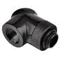 Фитинг для СВО ThermalTake Pacific G1/4 90 Degree Adapter - Black (CL-W052-CU00BL-A) - 2