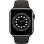 Смарт-часы Apple Watch Series 6 GPS, 44mm Space Gray Aluminium Case with Blac (M00H3UL/A) - 1