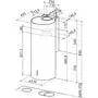 Вытяжка кухонная Faber CYLINDRA/2 EV8 2EL XH89 - 1