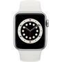 Смарт-часы Apple Watch Series 6 GPS, 40mm Silver Aluminium Case with White Sp (MG283UL/A) - 1