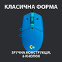 Мышка Logitech G102 Lightsync USB Blue (910-005801) - 3