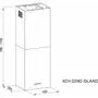 Вытяжка кухонная Kernau KCH 0240 B ISLAND - 1