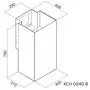 Вытяжка кухонная Kernau KCH 0240 B - 1