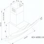 Вытяжка кухонная Kernau KCH 4290.1 B - 1