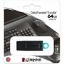 USB флеш накопитель Kingston 64GB DataTraveler Exodia Black/Teal USB 3.2 (DTX/64GB) - 4