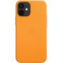 Чехол для моб. телефона Apple iPhone 12 mini Leather Case with MagSafe - California Poppy (MHK63ZE/A) - 4