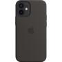 Чехол для моб. телефона Apple iPhone 12 mini Silicone Case with MagSafe - Black (MHKX3ZE/A) - 4