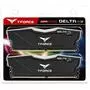 Модуль памяти для компьютера DDR4 16GB (2x8GB) 3200 MHz T-Force Delta Black ARGB Team (TF3D416G3200HC16CDC01) - 3