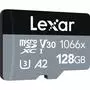 Карта памяти Lexar 128GB microSDXC class 10 UHS-I 1066x Silver (LMS1066128G-BNANG) - 1