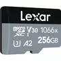 Карта памяти Lexar 256GB microSDXC class 10 UHS-I 1066x Silver (LMS1066256G-BNANG) - 1