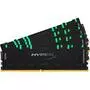 Модуль памяти для компьютера DDR4 128GB (4x32GB) 3200 MHz HyperX Predator RGB Kingston Fury (ex.HyperX) (HX432C16PB3AK4/128) - 3