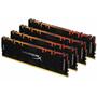 Модуль памяти для компьютера DDR4 128GB (4x32GB) 3600 MHz HyperX Predator RGB Kingston Fury (ex.HyperX) (HX436C18PB3AK4/128) - 1