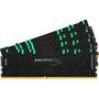 Модуль памяти для компьютера DDR4 128GB (4x32GB) 3600 MHz HyperX Predator RGB Kingston Fury (ex.HyperX) (HX436C18PB3AK4/128) - 3