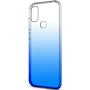 Чехол для моб. телефона MakeFuture Samsung M51 Gradient (Clear TPU) Blue (MCG-SM51BL) - 1
