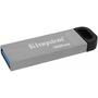 USB флеш накопитель Kingston 32GB DT Kyson Silver/Black USB 3.2 (DTKN/32GB) - 1