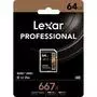 Карта памяти Lexar 64GB SDXC class 10 UHS-I U3 V30 667x Professional (LSD0667064G-BNNNG) - 2