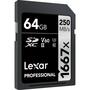 Карта памяти Lexar 64GB SDHC class 10 UHS-II 1667x (LSD64GCB1667) - 1