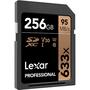 Карта памяти Lexar 256GB SDXC class 10 UHS-I U3 V30 633x Professional (LSD256CB633) - 1
