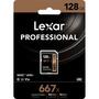 Карта памяти Lexar 128GB SDXC class 10 UHS-I U3 V30 667x Professional (LSD128B667) - 2