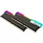 Модуль памяти для компьютера DDR4 16GB (2x8GB) 3600 MHz RGB X2 Series Black eXceleram (ERX2B416369AD) - 1