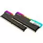 Модуль памяти для компьютера DDR4 16GB (2x8GB) 2666 MHz RGB X2 Series Black eXceleram (ERX2B416269AD) - 1