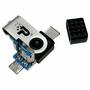 USB флеш накопитель Patriot 32GB Trinity Silver-Black USB 3.1/microUSB/Type-C (PEF32GTRI3USB) - 2