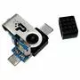 USB флеш накопитель Patriot 32GB Trinity Silver-Black USB 3.1/microUSB/Type-C (PEF32GTRI3USB) - 2