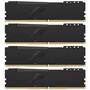 Модуль памяти для компьютера DDR4 64GB (4x16GB) 3466 MHz Fury Black Kingston Fury (ex.HyperX) (HX434C17FB4K4/64) - 2